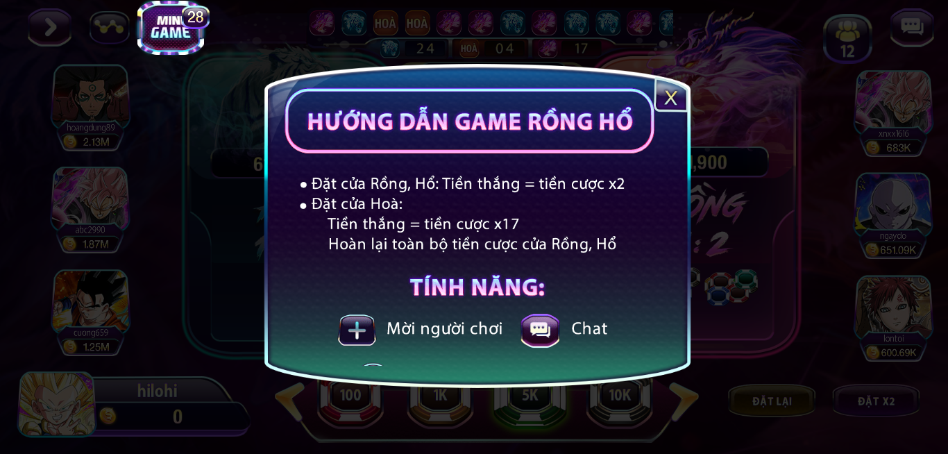 rong ho 3 Những mẹo rồng hổ hay tại 789Club